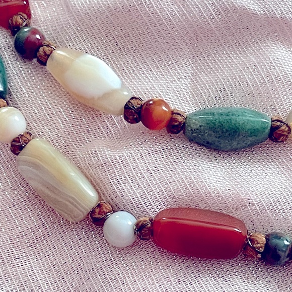 Gorgeous Multi Stone Necklace - Picture 6 of 10